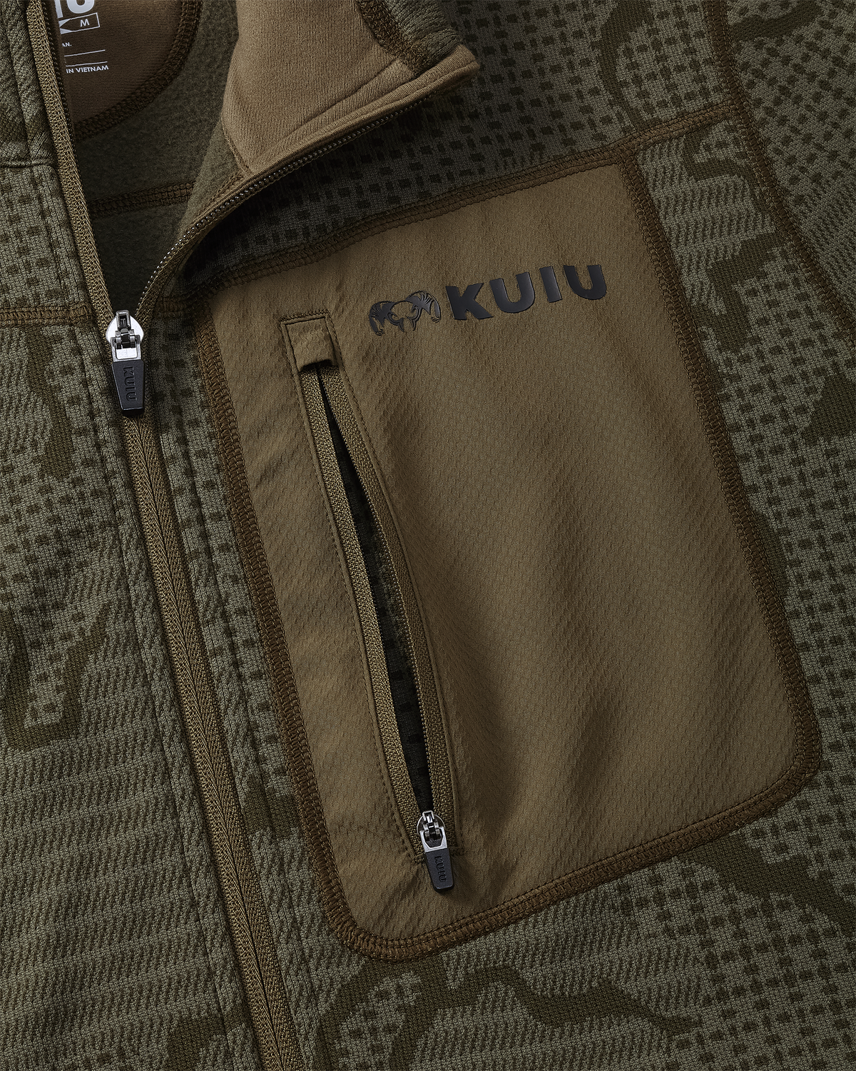 Outland Fleece Full Zip | Asphalt Tonal