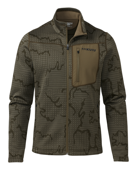 Outland Fleece Full Zip | Ash Tonal