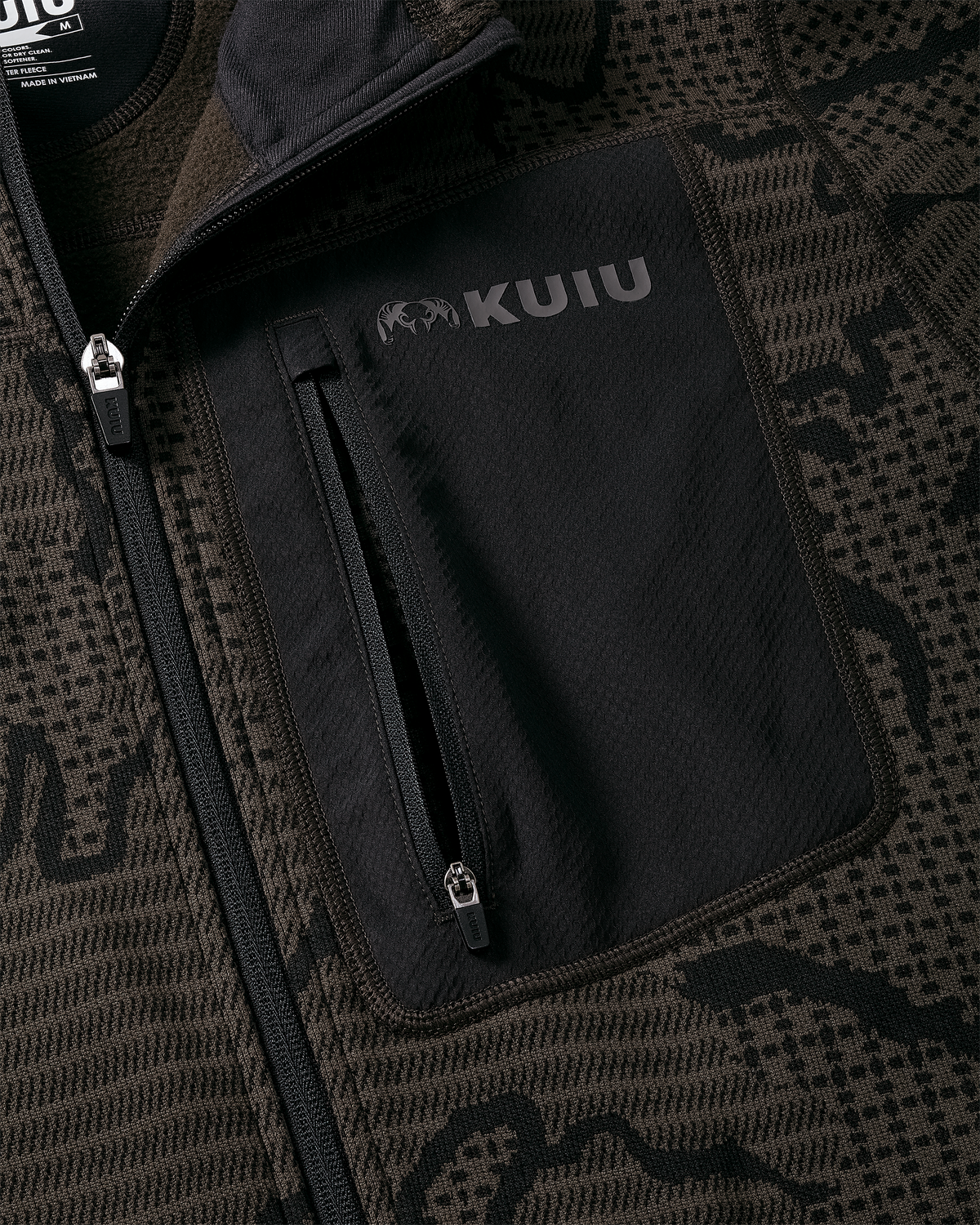 Outland Fleece Full Zip | Asphalt Tonal