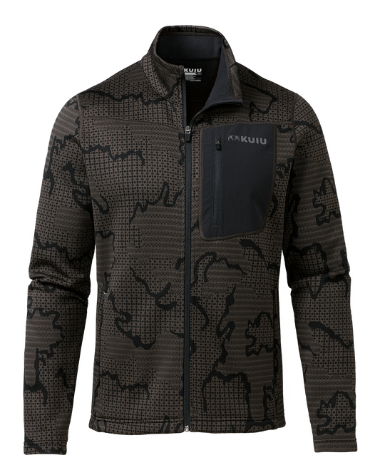 Outland Fleece Full Zip | Asphalt Tonal