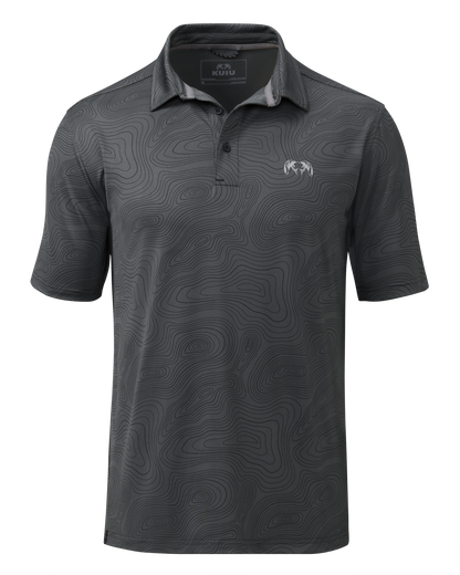KUIU Performance Polo | Heather Slate