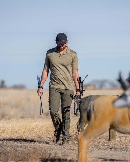 KUIU Performance Polo | Heather Slate
