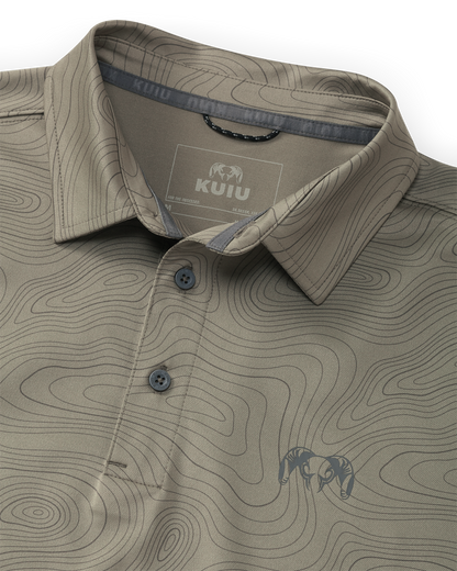 KUIU Performance Polo | Heather Slate