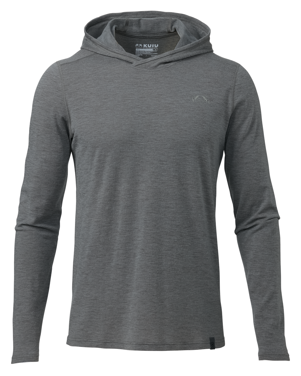 ULTRA Merino 120 LT LS Hoodie | Ash