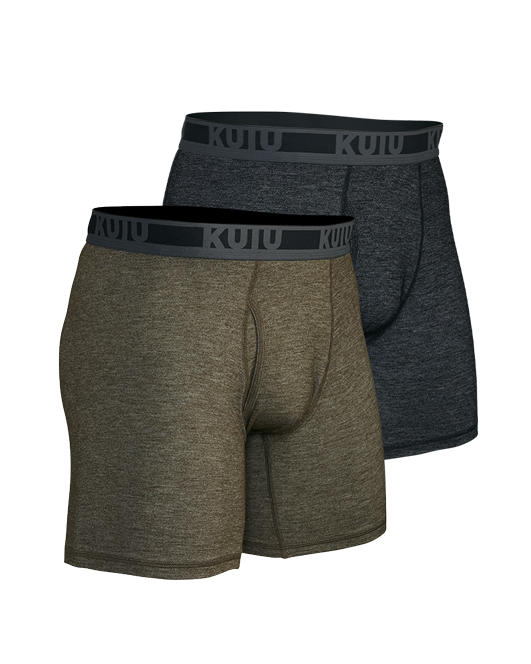 ULTRA Merino Boxer Brief 2-Pack | Black-Stone