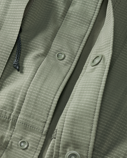 Tiburon Hybrid Snap Shirt | Verde