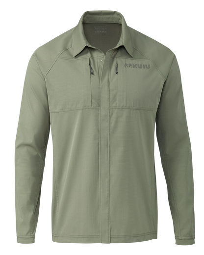 Tiburon Hybrid Snap Shirt | Verde