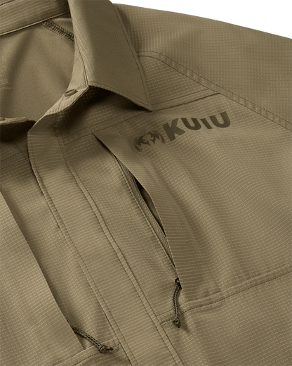 Tiburon Hybrid Snap Shirt | Verde