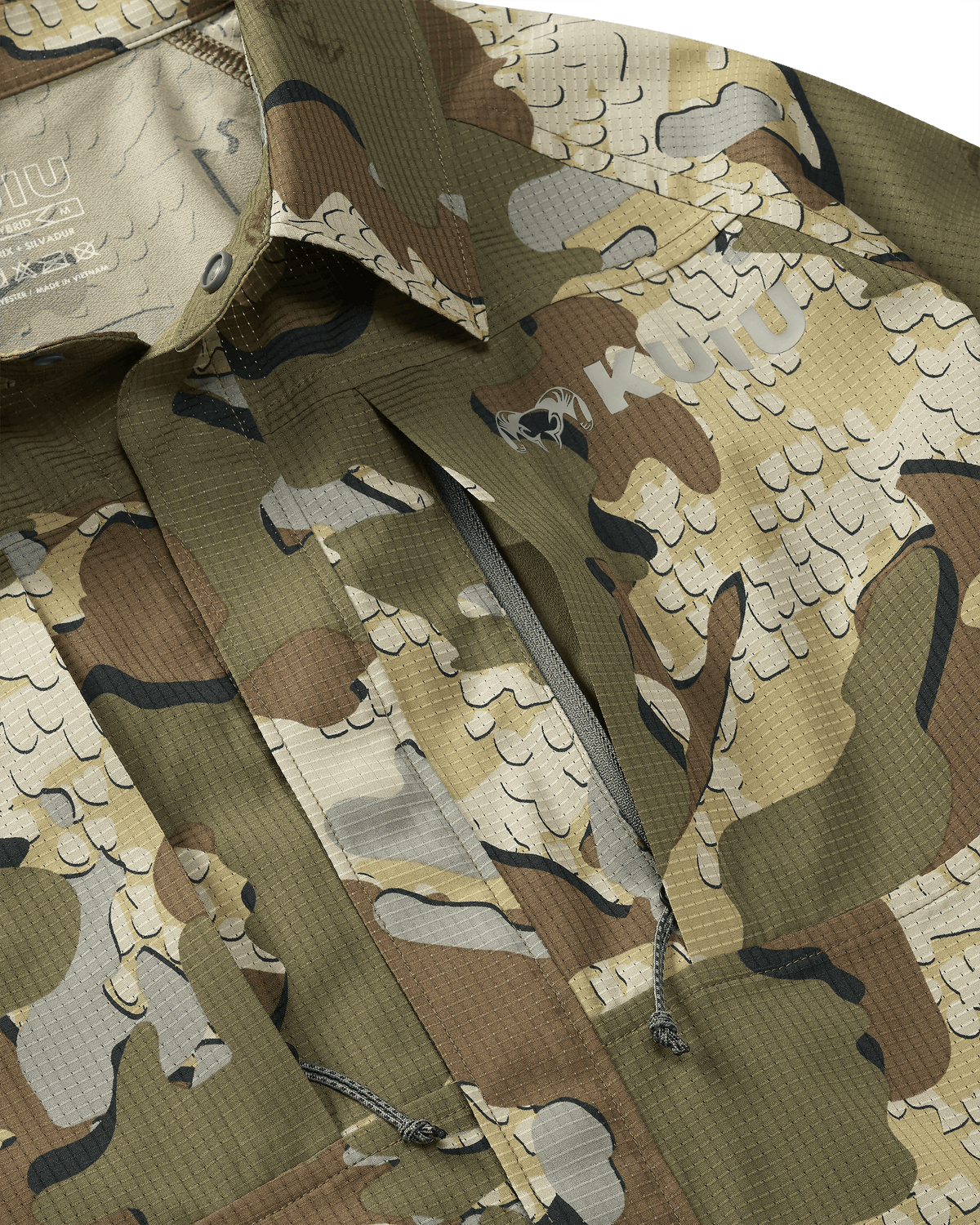 Tiburon Hybrid Snap Shirt | Verde