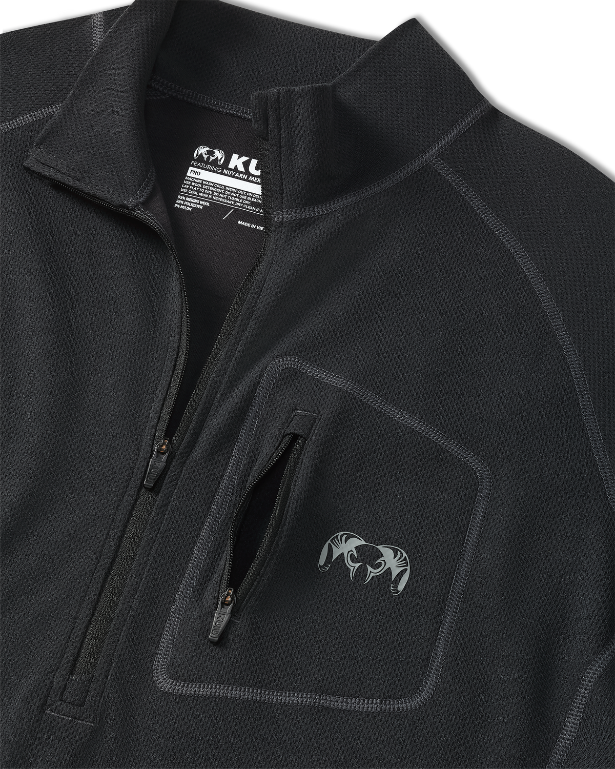 PRO Merino 200 Zip-T | Vias