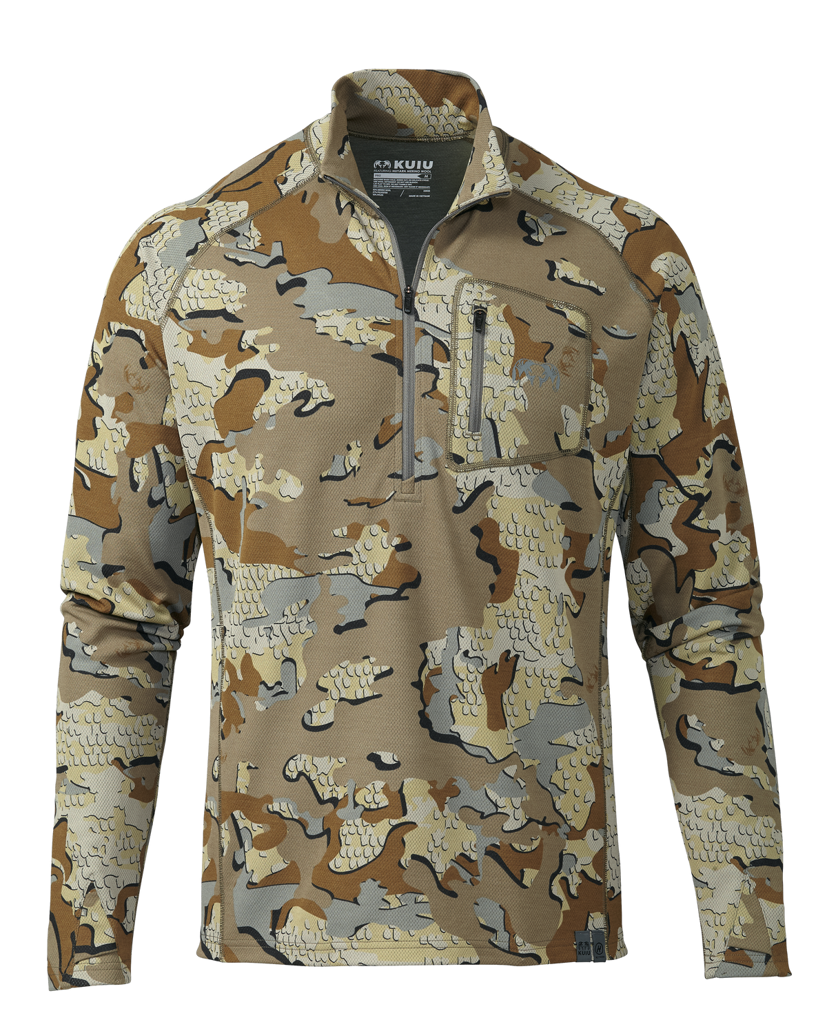 PRO Merino 200 Zip-T | Ash
