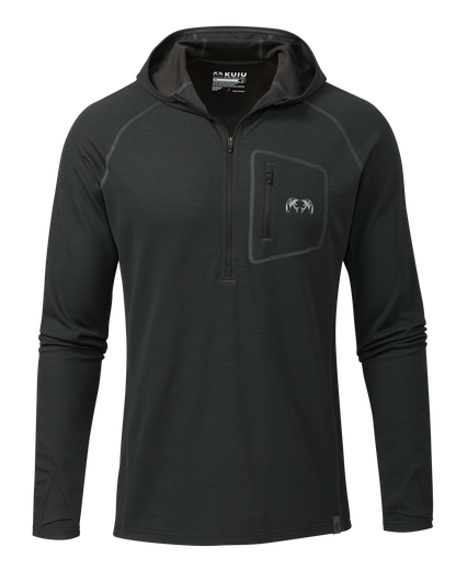 PRO Merino 200 Zip-T Hoodie | Verde
