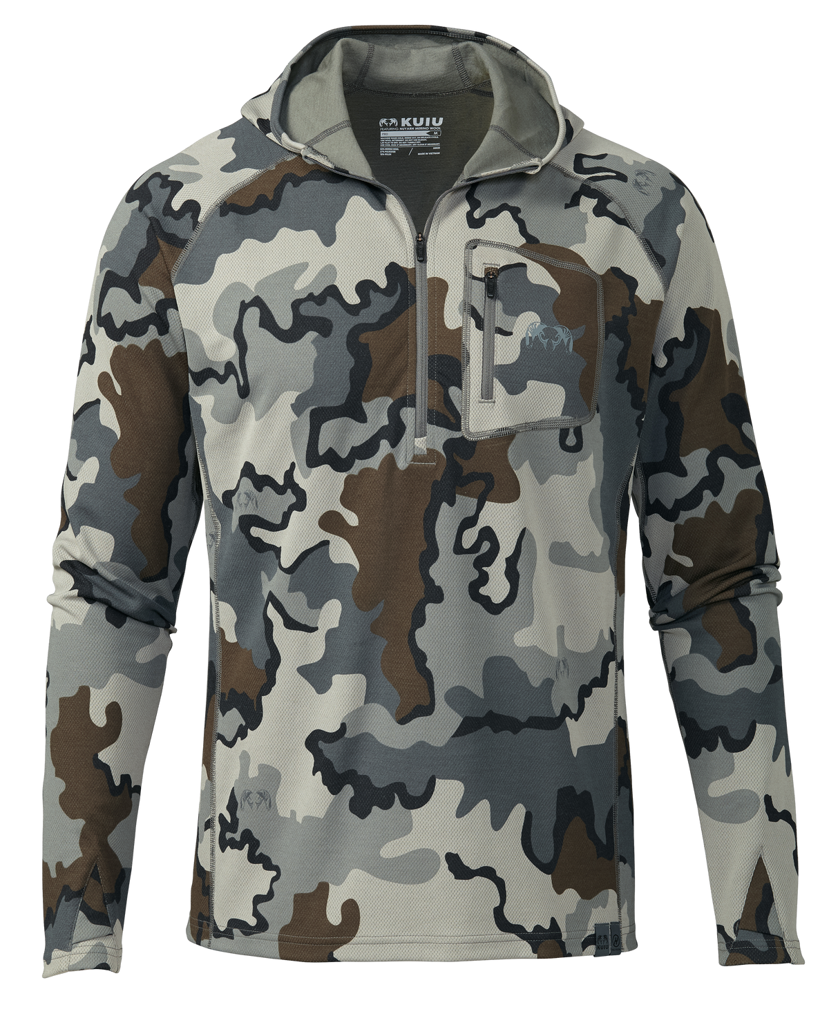 PRO Merino 200 Zip-T Hoodie | Valo