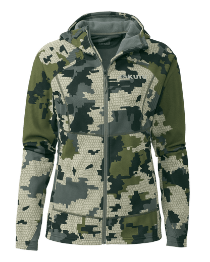 Women's Peloton 240 Full Zip Hoodie | Ash