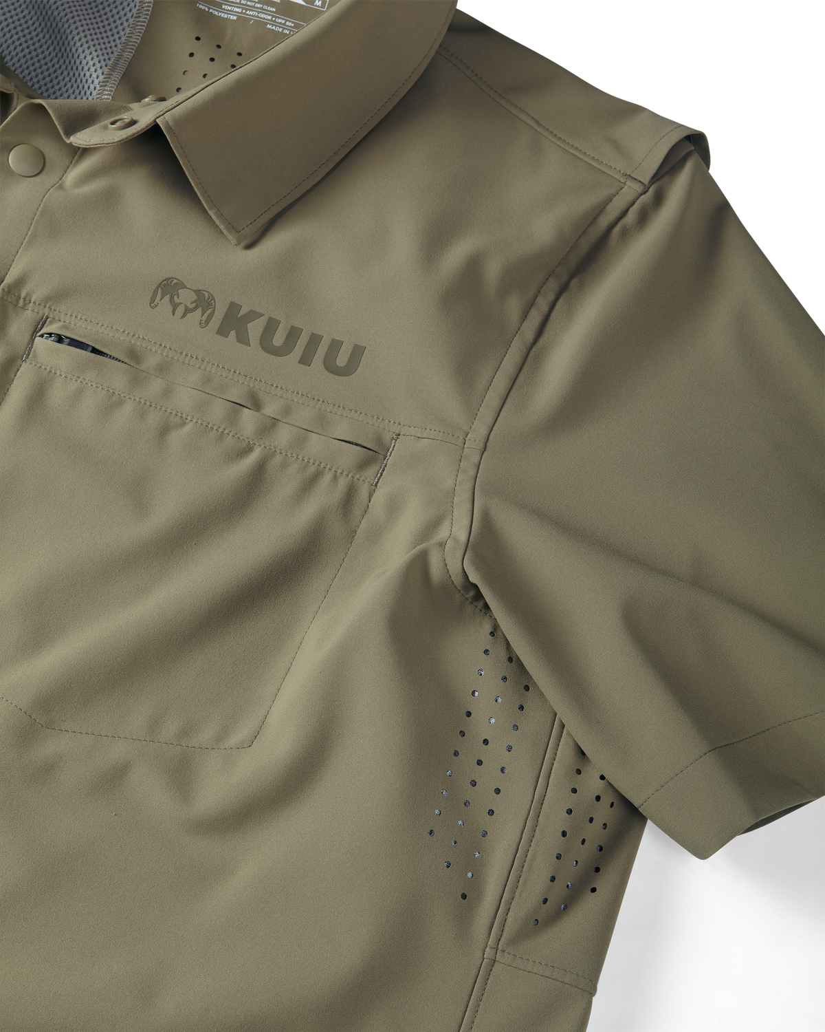 Mesa Vented SS Snap Shirt | Verde