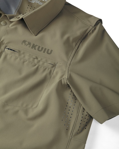 Mesa Vented SS Snap Shirt Gritstone | Silt Gritstone