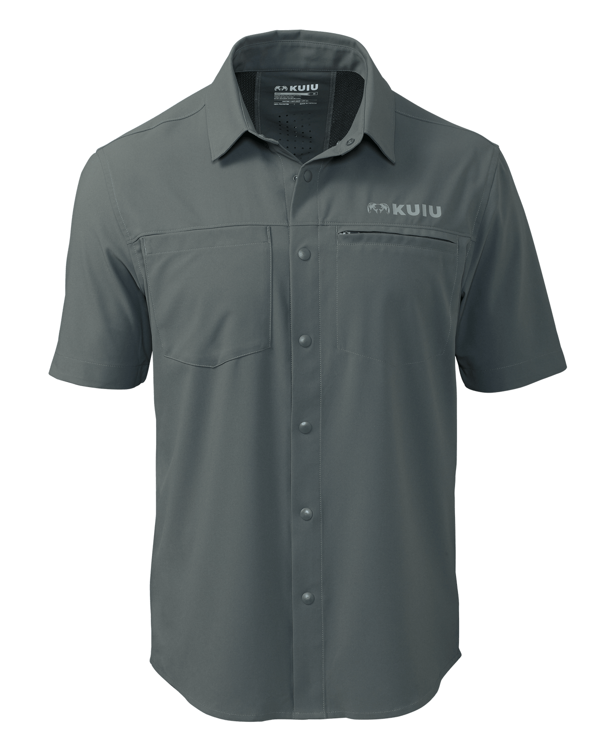 Mesa Vented SS Snap Shirt | Slate