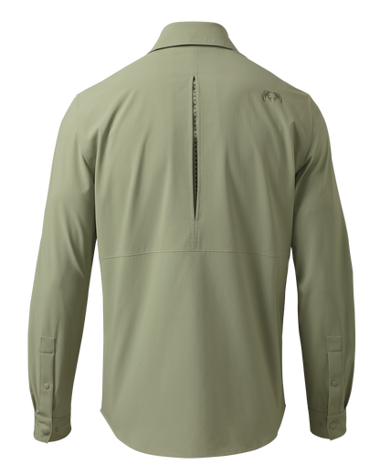Mesa Vented LS Snap Shirt | Slate