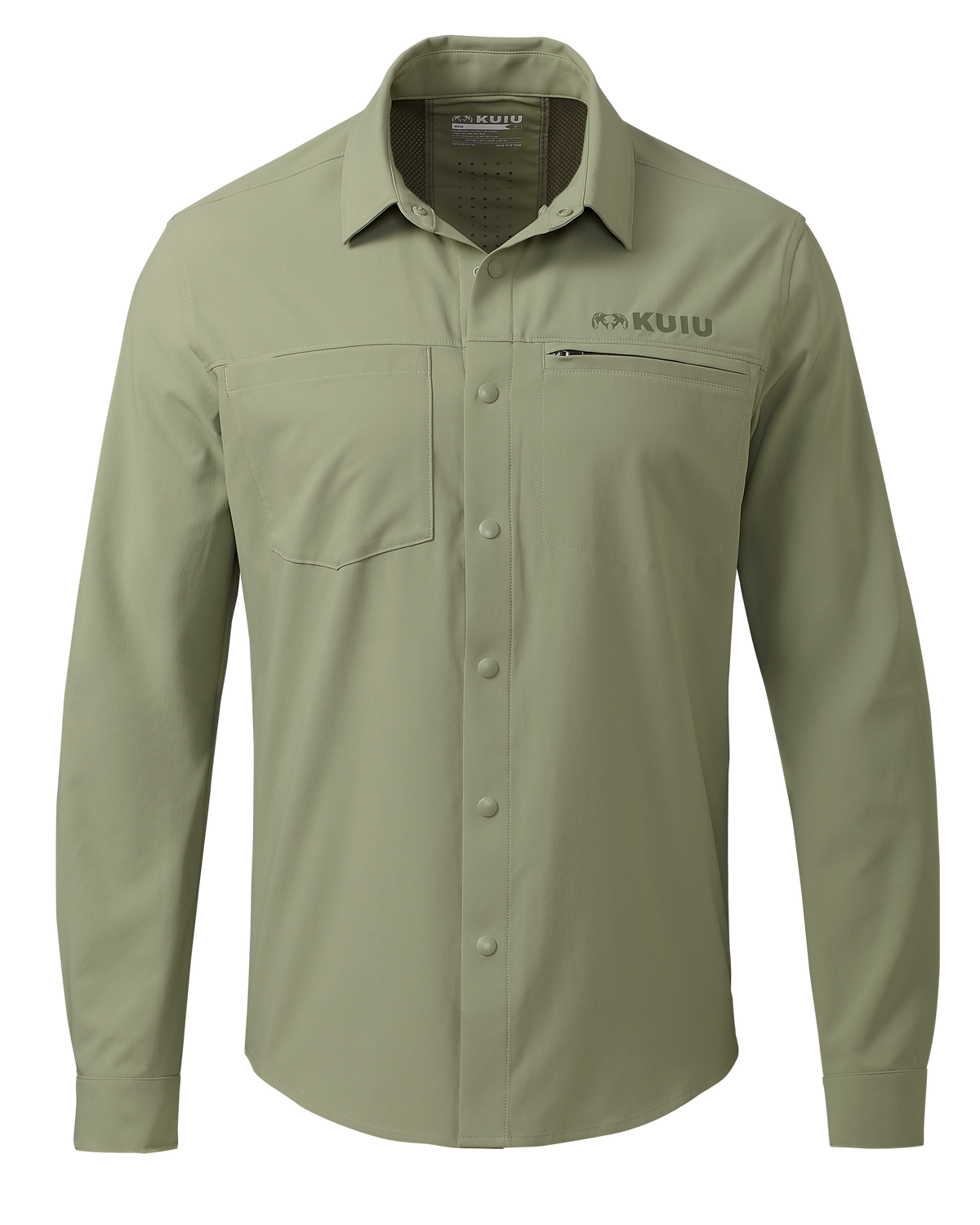 Mesa Vented LS Snap Shirt | Slate