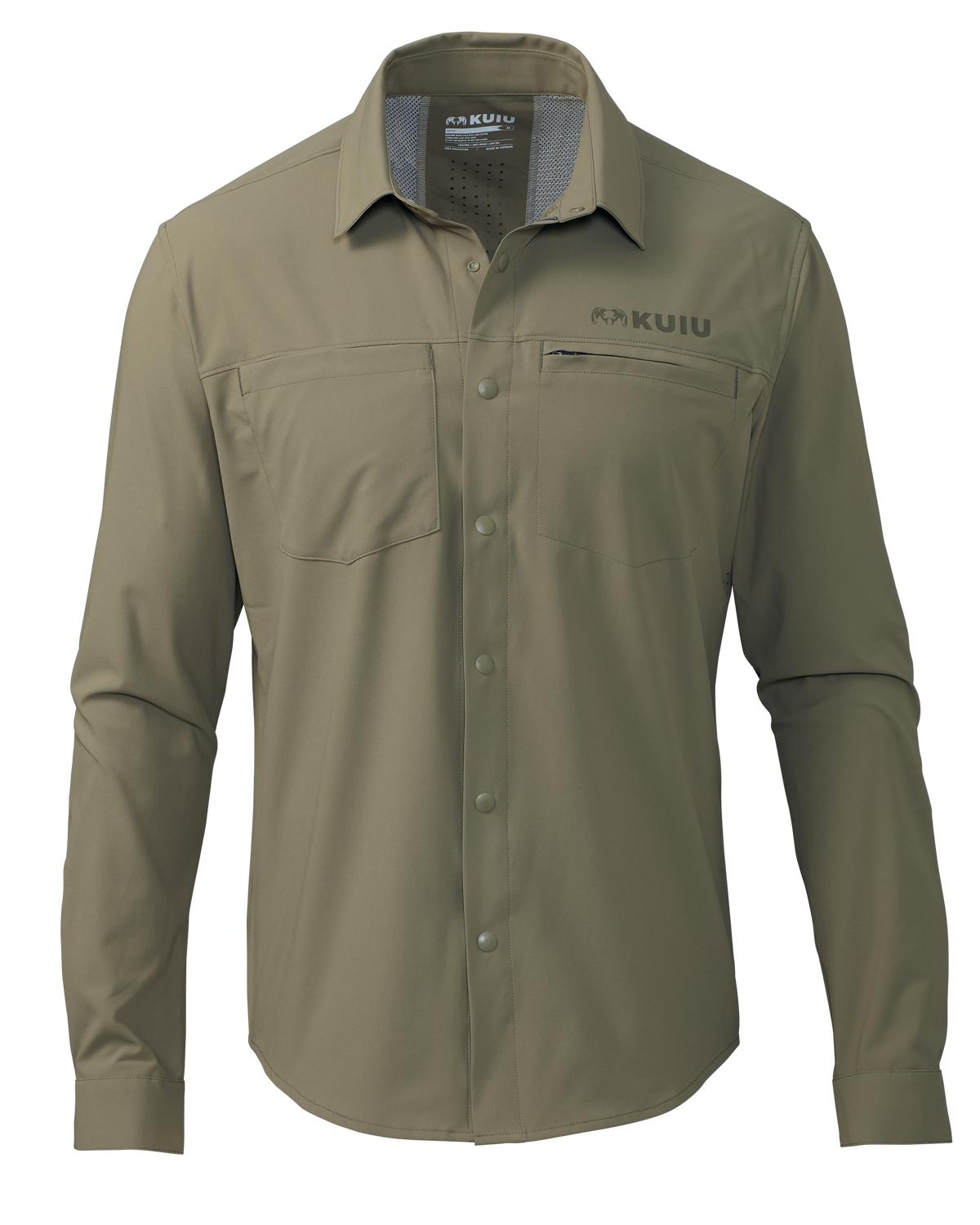 Mesa Vented LS Snap Shirt | Slate