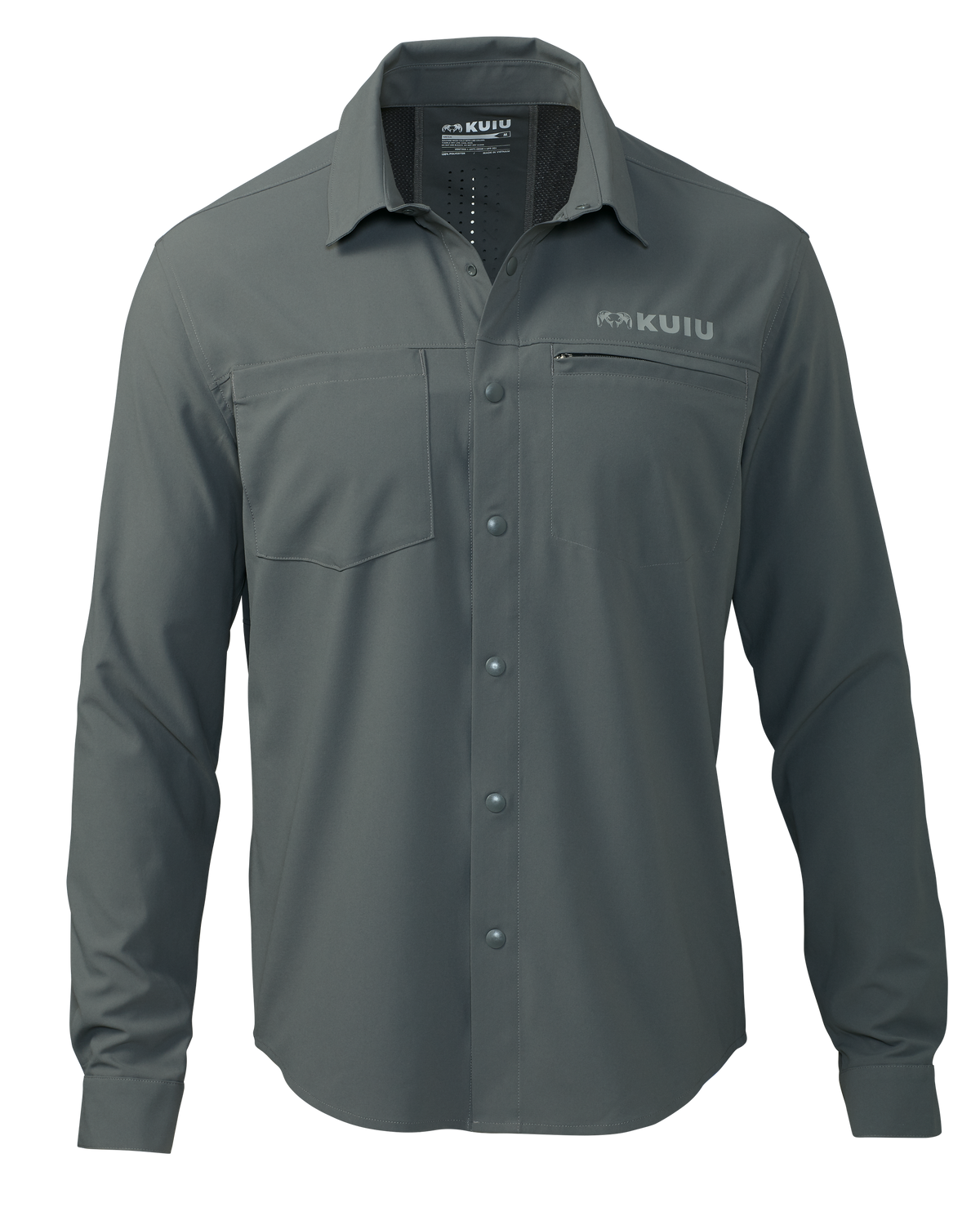 Mesa Vented LS Snap Shirt | Slate