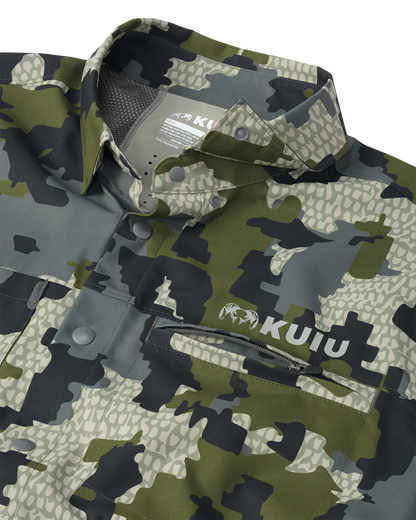 Mesa Vented LS Snap Shirt | Slate