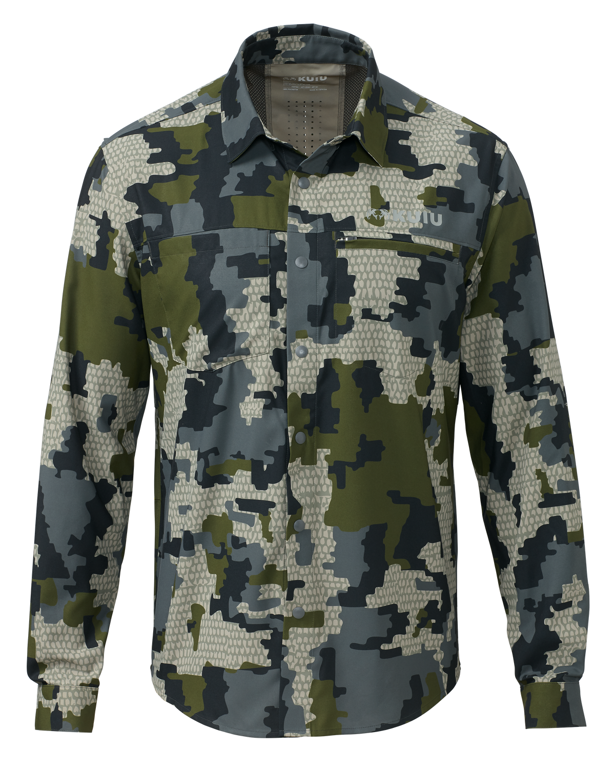 Mesa Vented LS Snap Shirt | Slate