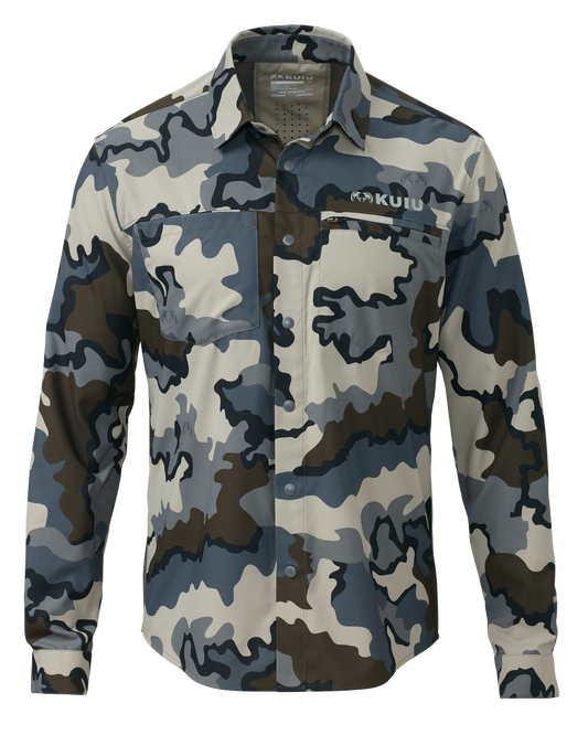 Outlet Mesa Vented LS Snap Shirt | Vias