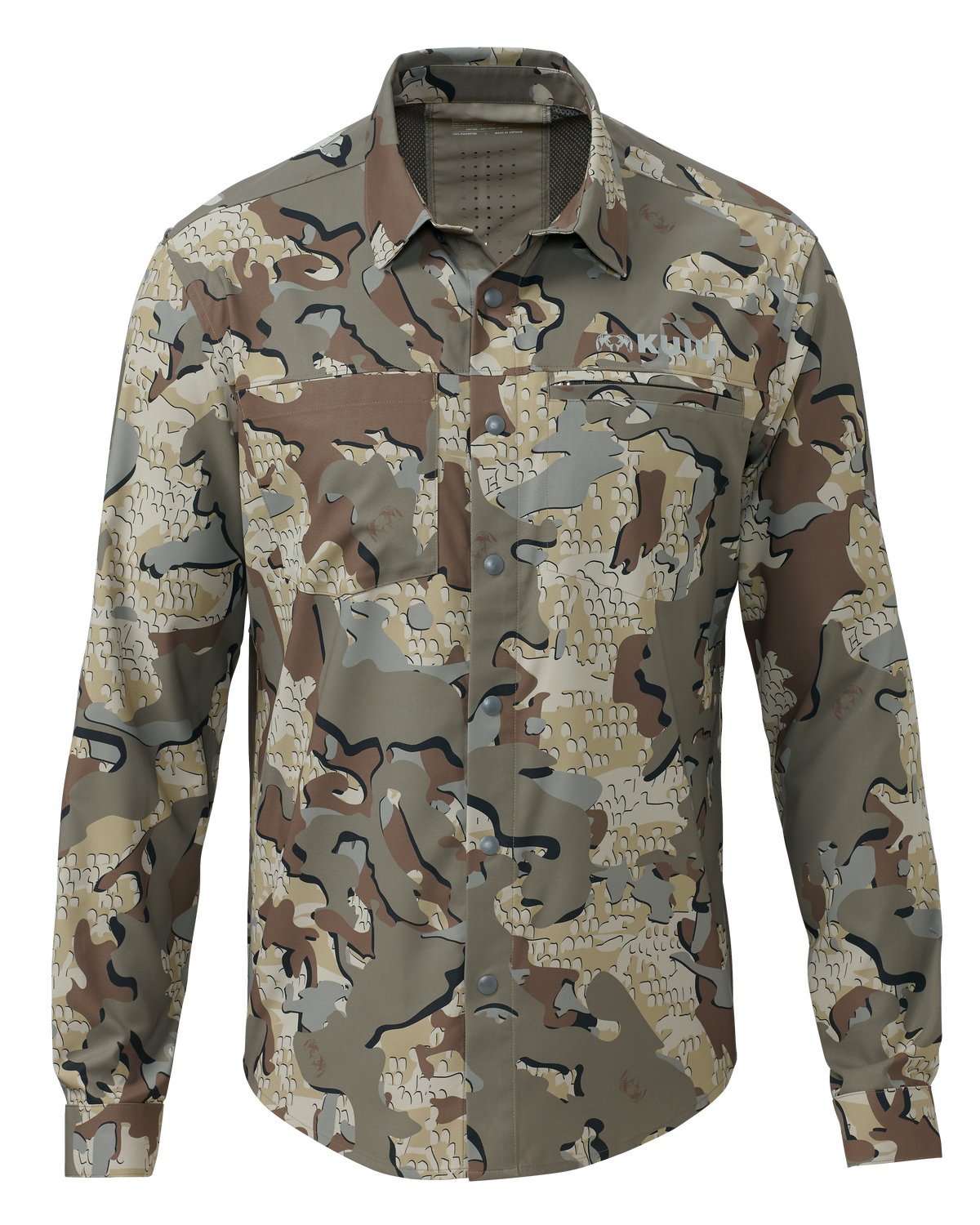 Mesa Vented LS Snap Shirt | Slate