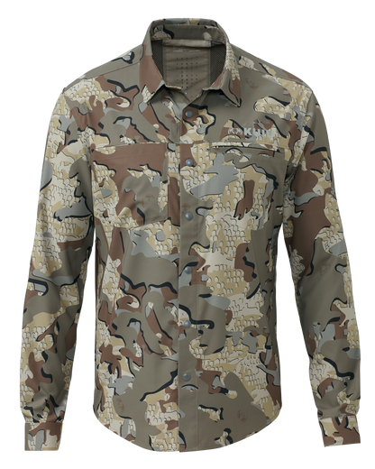 Mesa Vented LS Snap Shirt | Slate
