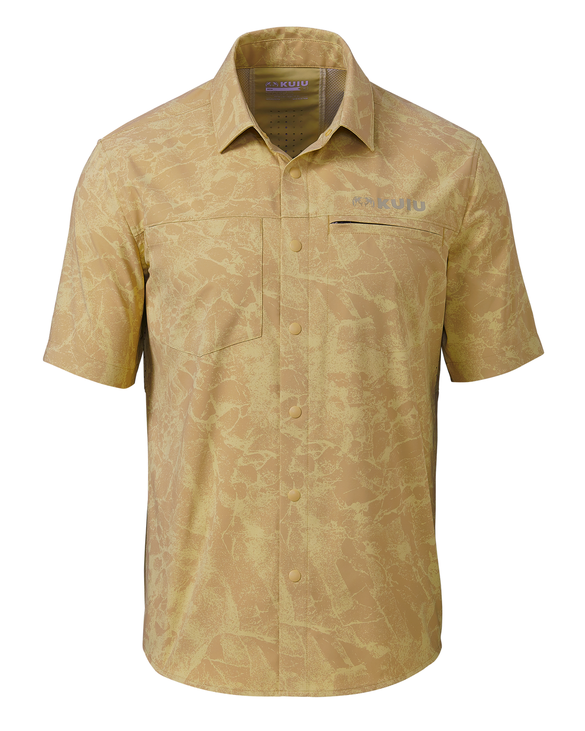 Mesa Vented SS Snap Shirt | Stone