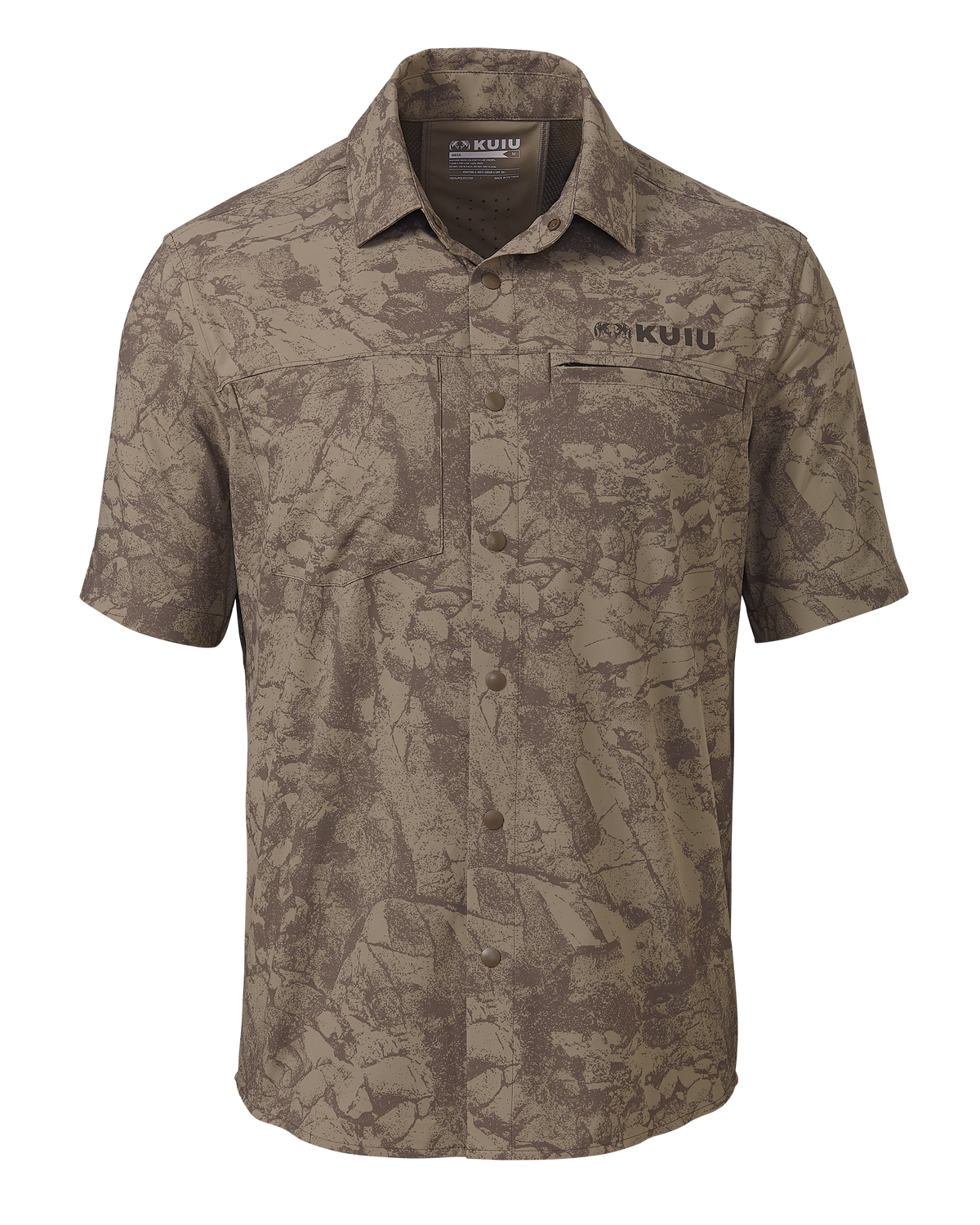 Mesa Vented SS Snap Shirt | Verde
