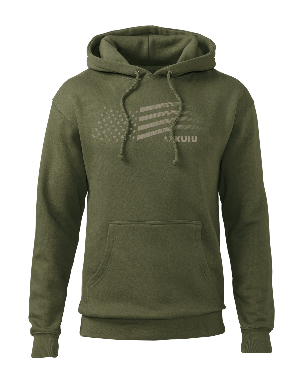 KUIU Flag Hoodie | Heather Grey