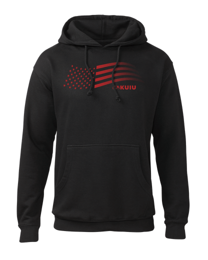 KUIU Flag Hoodie | Heather Grey