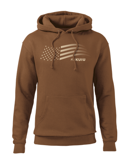 KUIU Flag Hoodie | Heather Grey