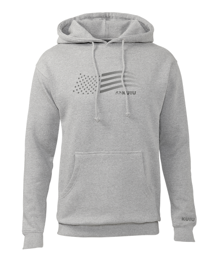 KUIU Flag Hoodie | Heather Grey