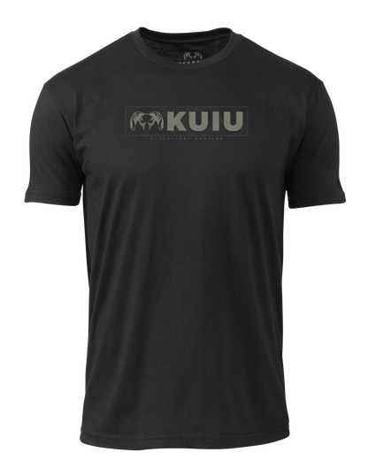 KUIU Topo Block Logo T-Shirt | Indigo