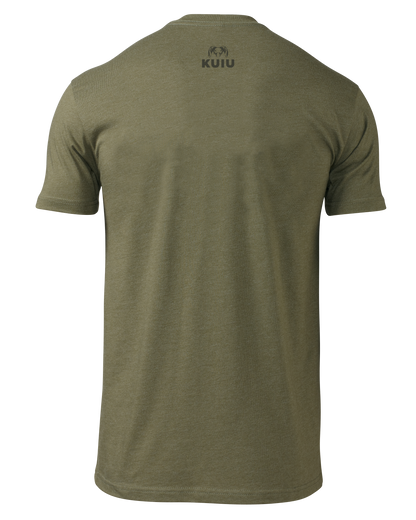 KUIU Topo Block Logo T-Shirt | Indigo
