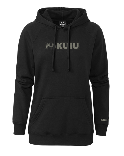 Women's Topo Block Logo Hoodie | Charcoal