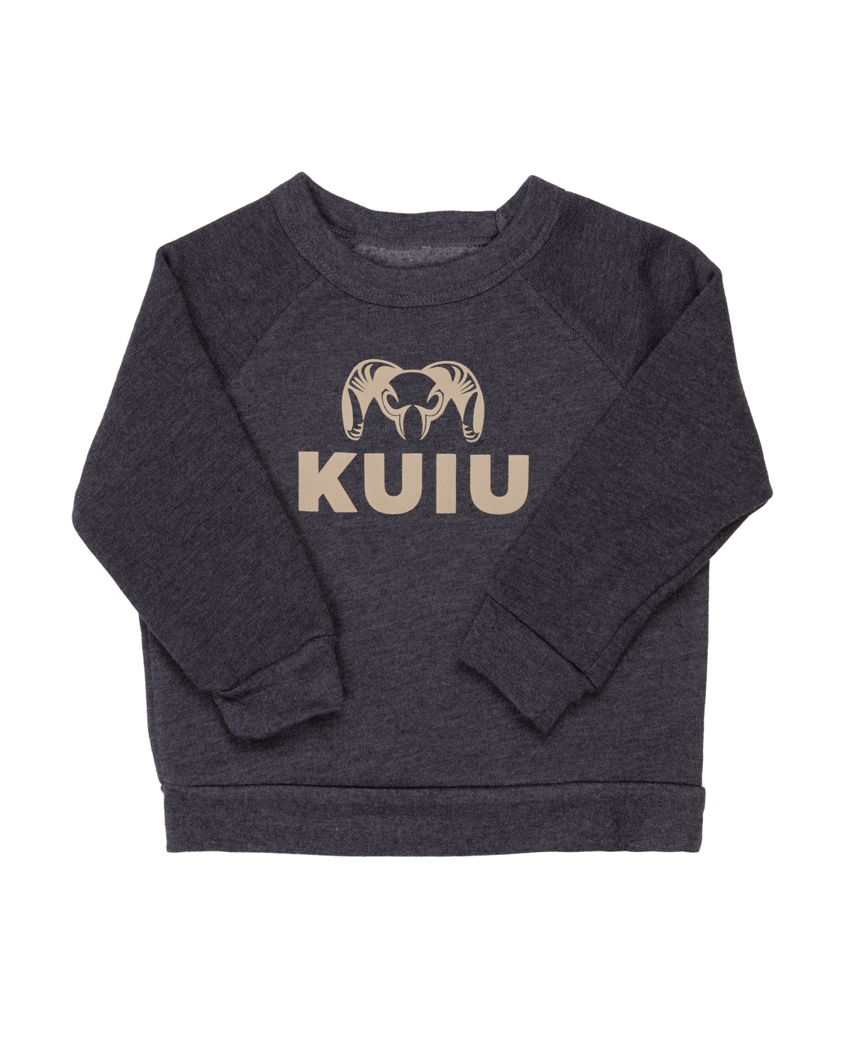 Toddler Stacked Logo Crewneck Sweatshirt | Khaki