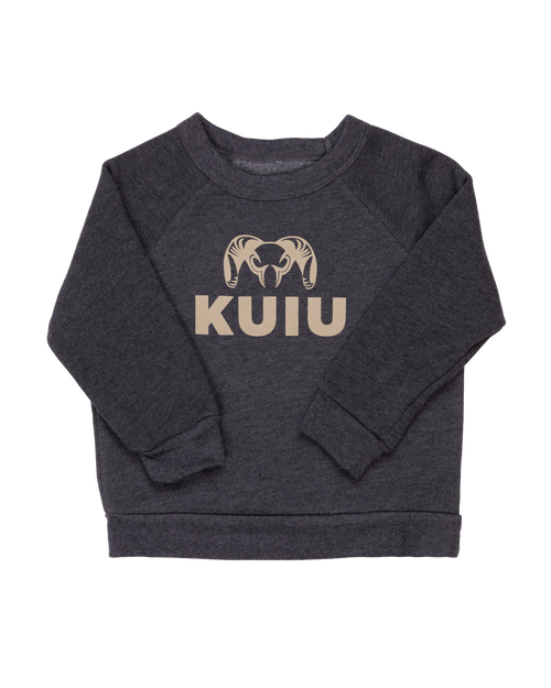 Toddler Stacked Logo Crewneck Sweatshirt | Khaki