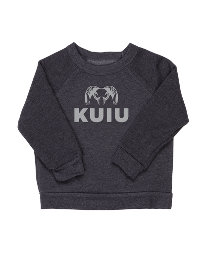 Toddler Stacked Logo Crewneck Sweatshirt | Khaki