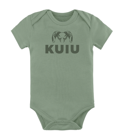 KUIU Stacked Logo Baby One-Piece | Tide
