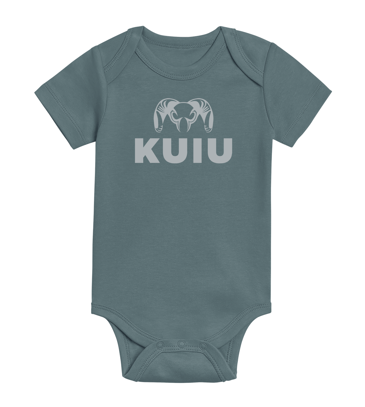 KUIU Stacked Logo Baby One-Piece | Mist