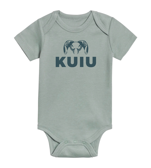 KUIU Stacked Logo Baby One-Piece | Tide