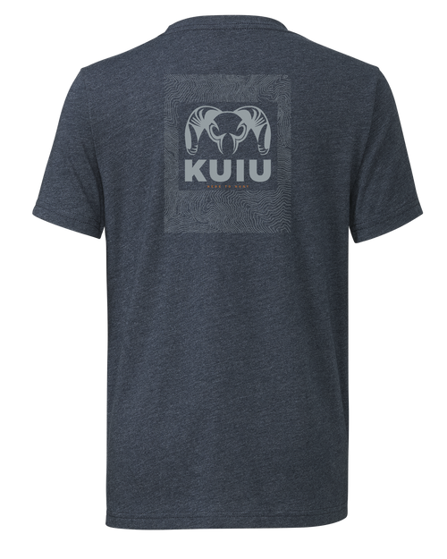 KUIU Youth Topo Back Logo T-Shirt | Midnight Navy