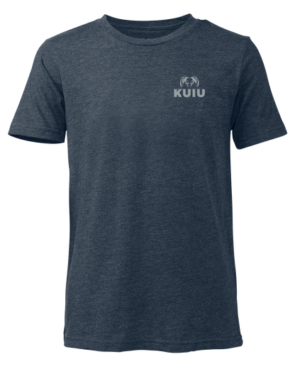 KUIU Youth Topo Back Logo T-Shirt | Midnight Navy