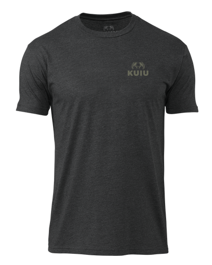 KUIU Here to Hunt Back Logo T-Shirt | Cardinal