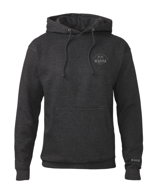 Outlet KUIU Stacked Chest Logo Hoodie | Charcoal
