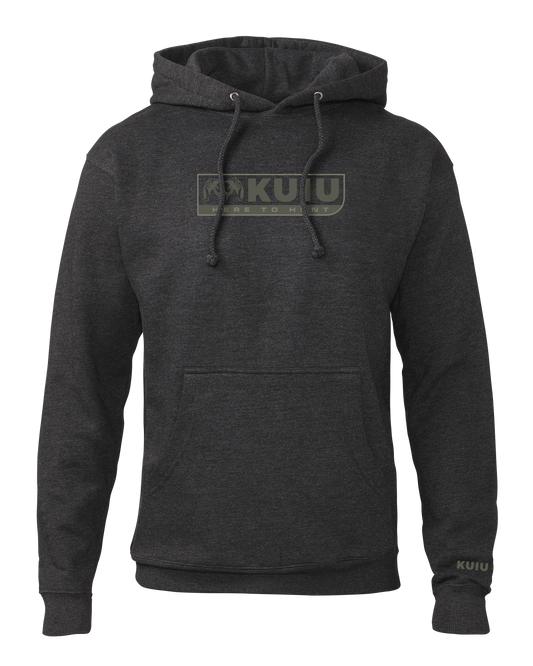 Outlet KUIU Here to Hunt Hoodie | Charcoal